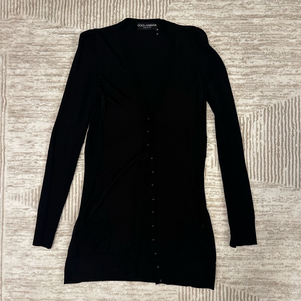 Dolce & Gabbana Black Cardigan